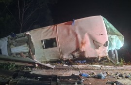 Eight people have been killed in a horrific bus crash in Limpopo. Supplied