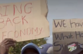 Protest against illegal foreign nationals