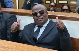 Bafana Sindane was arrested alongside prominent taxi boss Joe “Ferrari” Sibanyoni on charges of extortion and money laundering.