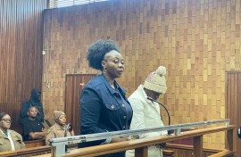 Nomia Rosemary Ndlovu and her co-accused Nomsa Mudau. Photo: eNCA