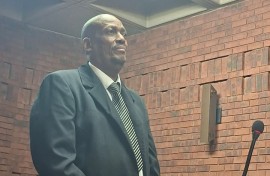 SAPS captain Laurance Makgotloe. Slindelo Sibata/eNCA
