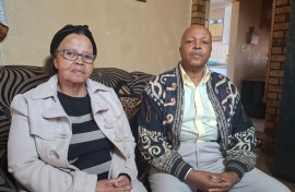 Jacqueline Modise and her husband (IPHC)