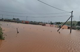 Officials say more than 100 millimetres of rain fell across the region. eNCA/Nobesuthu Hejana