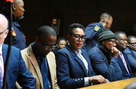 Some of the officers charged in the Medicare24 saga.  Frennie Shivambu/Gallo Images