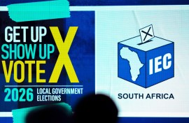IEC 2026 local government elections logo. Getty Images