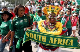 Bafana Bafana won against South Korea. Getty Images