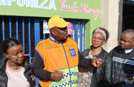 Ekurhuleni mayor Nkosindiphile Xhakaza and members of the mayoral committee. X/City of Ekurhuleni