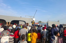 KuGompo City protest. Ronald Masinda/eNCA