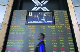 The Johannesburg Stock Exchange.  Kevin Sutherland/Sunday Times/Gallo Images