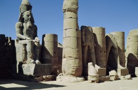 Temple of Luxor. Bridgeman Images via AFP