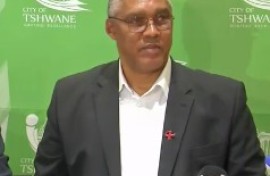 Johann Mettler, Tshwane city manager.