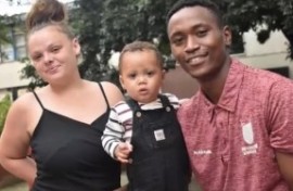 The toddler went missing just metres from his home while playing with other children in this struggling but close-knit community.
