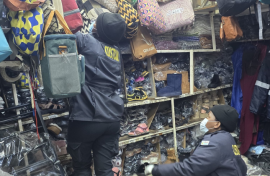 Authorities seize counterfeit and illicit goods. X/SAPoliceService