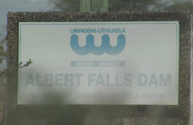 The Albert Falls Dam. 