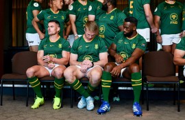 Jesse Kriel, Pieter-Steph du Toit and Siya Kolisi 