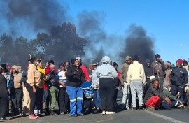 Ratanda Protest. Bafedile Moerane/eNCA