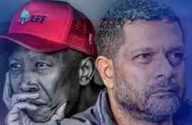 Julius Malema and Feroz Khan