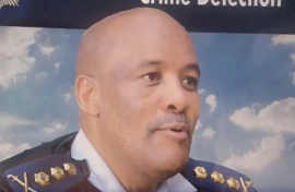 Police general Sindile Mfazi.
