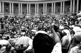 Women's march to the Union Buildings in August 1956 in Pretoria. Gallo Images/Johncom