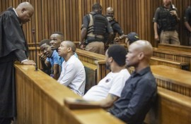 The accused in the Senzo Meyiwa murder trial.  OJ Koloti/Gallo Images