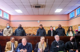 Julius Mkhwanazi and his co-accused. OJ Koloti/Gallo Images