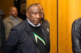 ANC president Cyril Ramaphosa is in the North West. X/@MYANC