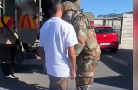 Zughdi Mohammed says he was shocked when soldiers patrolling the area told him to remove his pants.