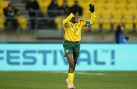 Thembi Kgatlana of South Africa. Jose Breton/NurPhoto via AFP