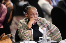 Morakane Mosupyoe, Speaker of the Gauteng Provincial Legislature. Gallo Images/Luba Lesolle