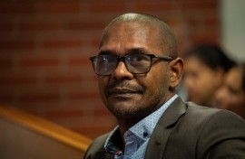 NCC Leader Fadiel Adams appears at Pinetown magistrate’s court. Gallo Images/Darren Stewart