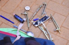 Police and education officials uncovered drugs, weapons and other prohibited items. X/@EducationGP1