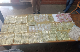 Drugs seized in Phoenix, north of Durban.