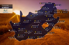 Weather forecast | Sunday, 2 August 2026