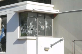 A security booth at the CPUT campus.