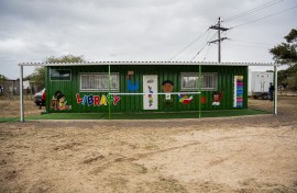 Container Library donated at Thongwana High School
