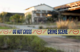 File: Police tape at a crime scene. GettyImages/Jakob Wackerhausen