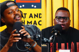 Podcasters Macgyver Mukwevho and Sol Phenduka of Podcast and Chill. Photo Screenshot from Podcast and Chill vai Instagram