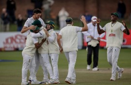 Protea players celebrate