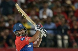 Remarkable innings - Prithvi Shaw, pictured batting for the Delhi Capitals, struck 244 for Northamptonshire in English county cricket's One-Day Cup