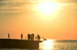 The late summer heatwave hit a peak on Thursday but is now ebbing