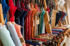 Umbrellas on display at Komiya Shoten