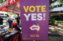 Australian Prime Minister Anthony Albanese launched the "Vote Yes" campaign in a blaze of publicity