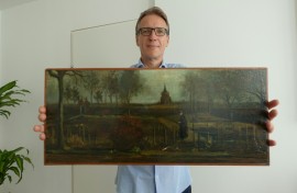 The Van Gogh work is scratched but should be recoverable