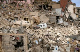 The mountain village of Imi N'Tala, in central Morocco, was completely flattened by the quake