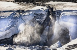 The melting of Greenland's vast ice sheet is estimated to have contributed more than 20 percent to observed sea level rise since 2002