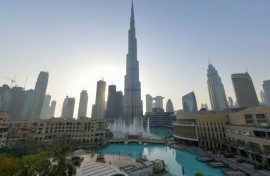 Gleaming skyscrapers have sprouted from the once barren desert