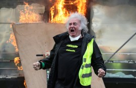 The movement was named after the fluorescent jackets kept by French motorists and worn by the protesters