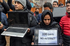 India has led the world in internet shutdowns for five years running, according to online freedom monitors Access Now
