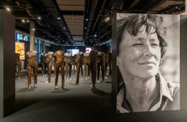 'Caminando' -- a group of bronze sculptures -- are the centrepiece of the Magdalena Abakanowicz exhibition