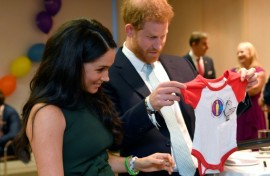 An unnamed royal asked about the colour of the couple's baby